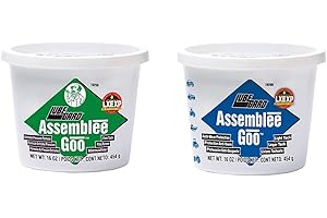 WIT WHATEVER IT TAKES TRANSMISSION PARTS, INC Combo Pack - 19250 Assemblee Goo, Green and 19260 Assemblee Goo, Blue, Light Tack Lubricant, 16 oz.