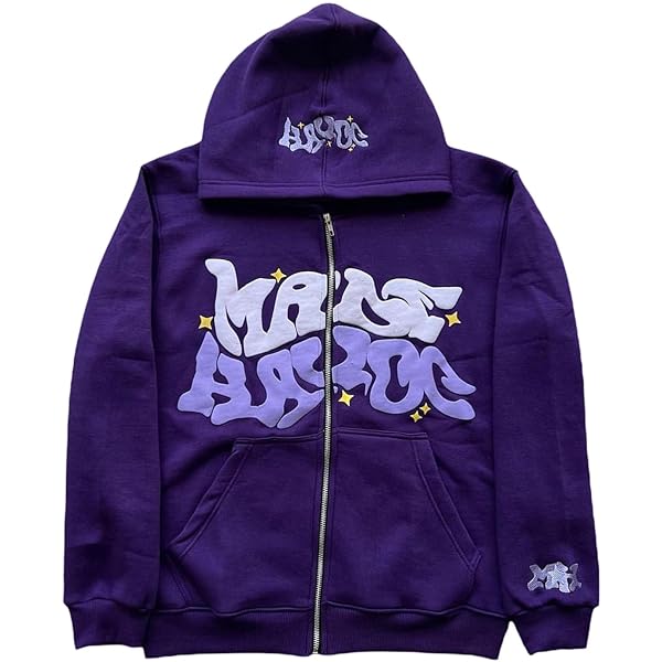 YUNZSXJY Womens Men Zip Up Hoodies Fashion Y2K Fleece