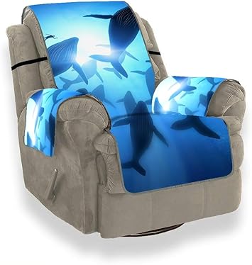 YUMOING Un Buzo con una Vaina de Ballenas jorobadas Sofá Cama Sofá