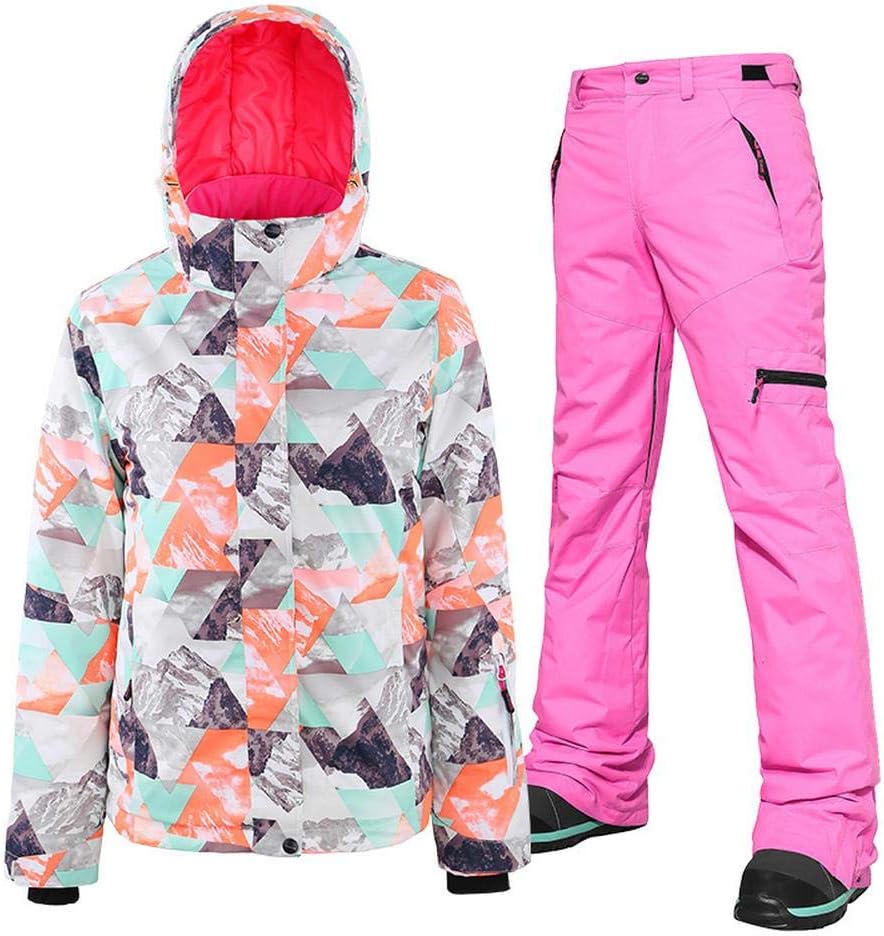 pink ski outfit