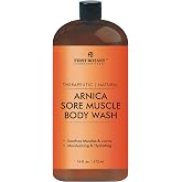 First Botany ALL Natural Body Wash - Fights Body Odor, Athlete&rsquo;s Foot, Jock Itch, Nail Issues, Dandruff, Acne, Eczema, Shower Gel for Women &amp; Men, Skin Cleanser -16 fl oz (16 Fl Oz, Arnica)