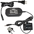HQRP Kit AC Power Adapter Compatible with Fujifilm AC-9V CP-W126 Replacement X-E2 X-E3 X-E2S X-Pro2 X-T10 X-T2 X-T3 X-T20 Digital Camera + Euro Plug Adapter
