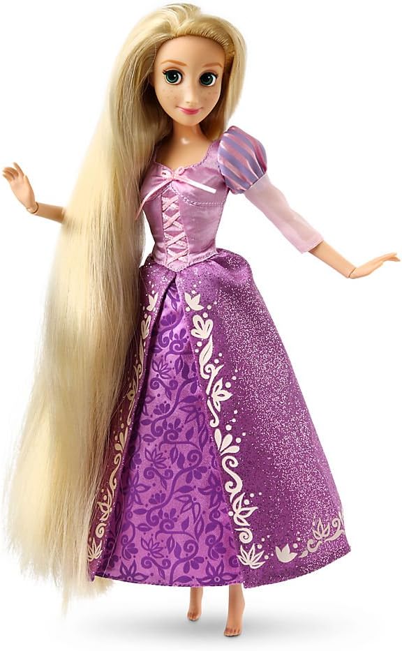 smileloveshop Disney Deluxe Tangled Rapunzel Classic Toy Doll Princess Figure 12" T New in Box