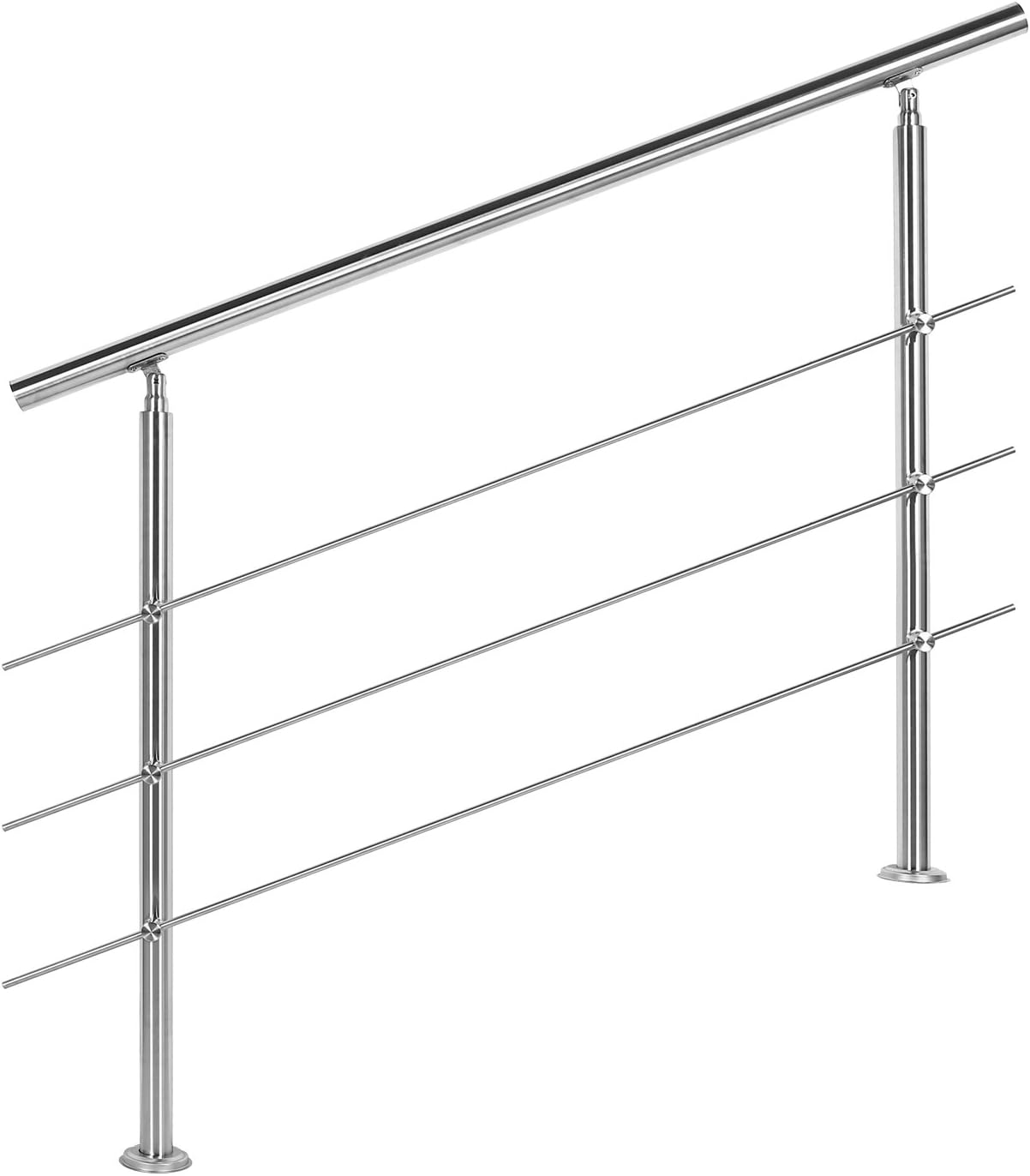Treppengelander Edelstahl 3 Querstabe 120cm Brustung Handlauf Gelander Treppe Amazon De Burobedarf Schreibwaren