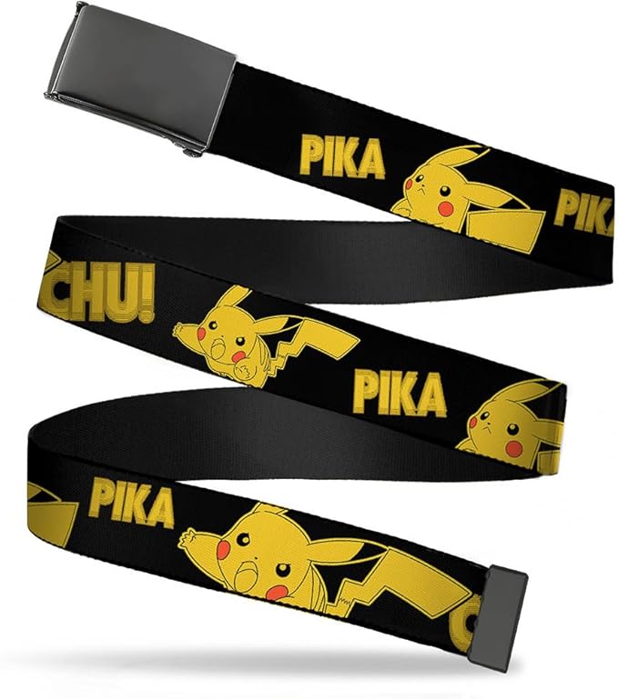 BuckleDown  Belt Pokemon , Pikachu Attack Poses PIKA