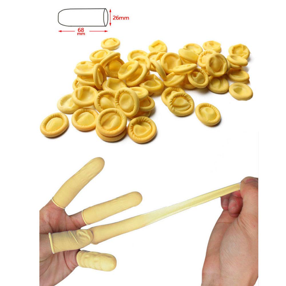 Aituo 500 Pcs industrial use latex finger cots to prevent static