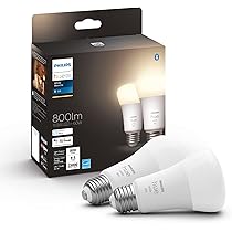 Philips Hue White 17W Equivalent 100W A21 Base E26 LED Smart Bulb