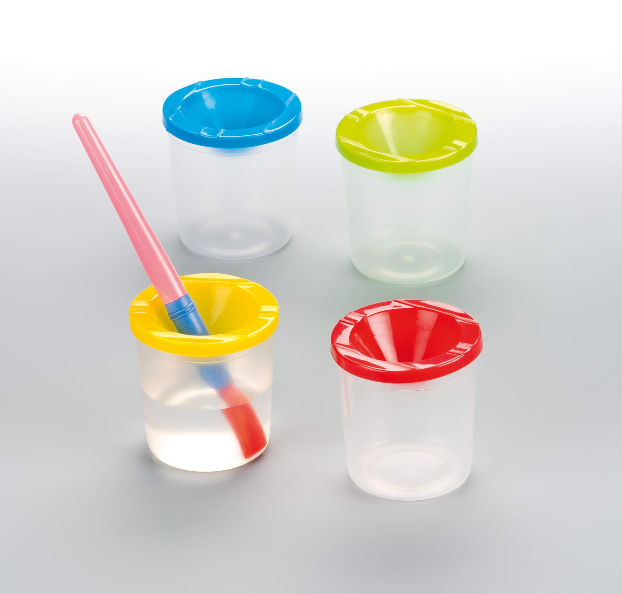 Baker Ross EK637 Painting Water Pots, Ideal for Home or Schools, Perfect for Beginner or Experienced Painters (Pack of 12), 75mm