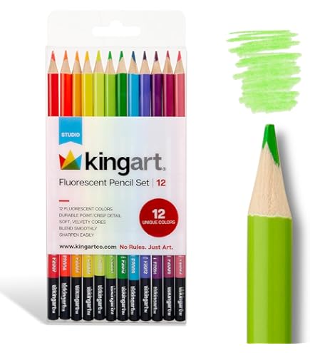 Amazon.com: ROYAL BRUSH Neon Colored Pencils, 12 Count, 12/Pkg