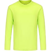 Opna Youth Athletic Performance Long Sleeve Shirts for Boys or Girls - UV Protection Moisture Wicking Rash Guard