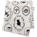 DII Oversized 20x20 Cotton Napkin, Black & White Halloween Portrait - Perfect for Halloween, Dinner Parties and Scary Movie Nights