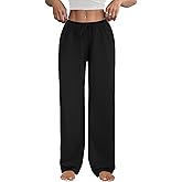 Ekouaer Womens Pajama Pants Plaid Lounge Pants Soft Drawstring Pj Bottoms with Pockets