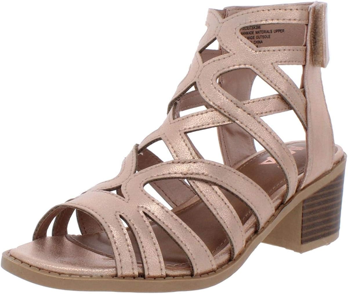 mia metallic sandals