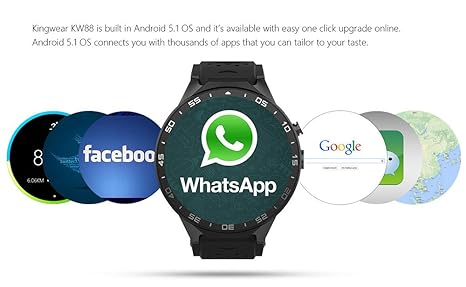 LENCISE Latest Android 5.1 Smart Watch Phone MTK6580 CPU ...