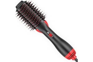 FOCALA Hair Dryer Brush Blow Dryer Brush in One - One-Step Volumizer Hairdryer Styler and Hot Air Brush - Professional Salon Blowout Brush 60 mm Oval Barrel