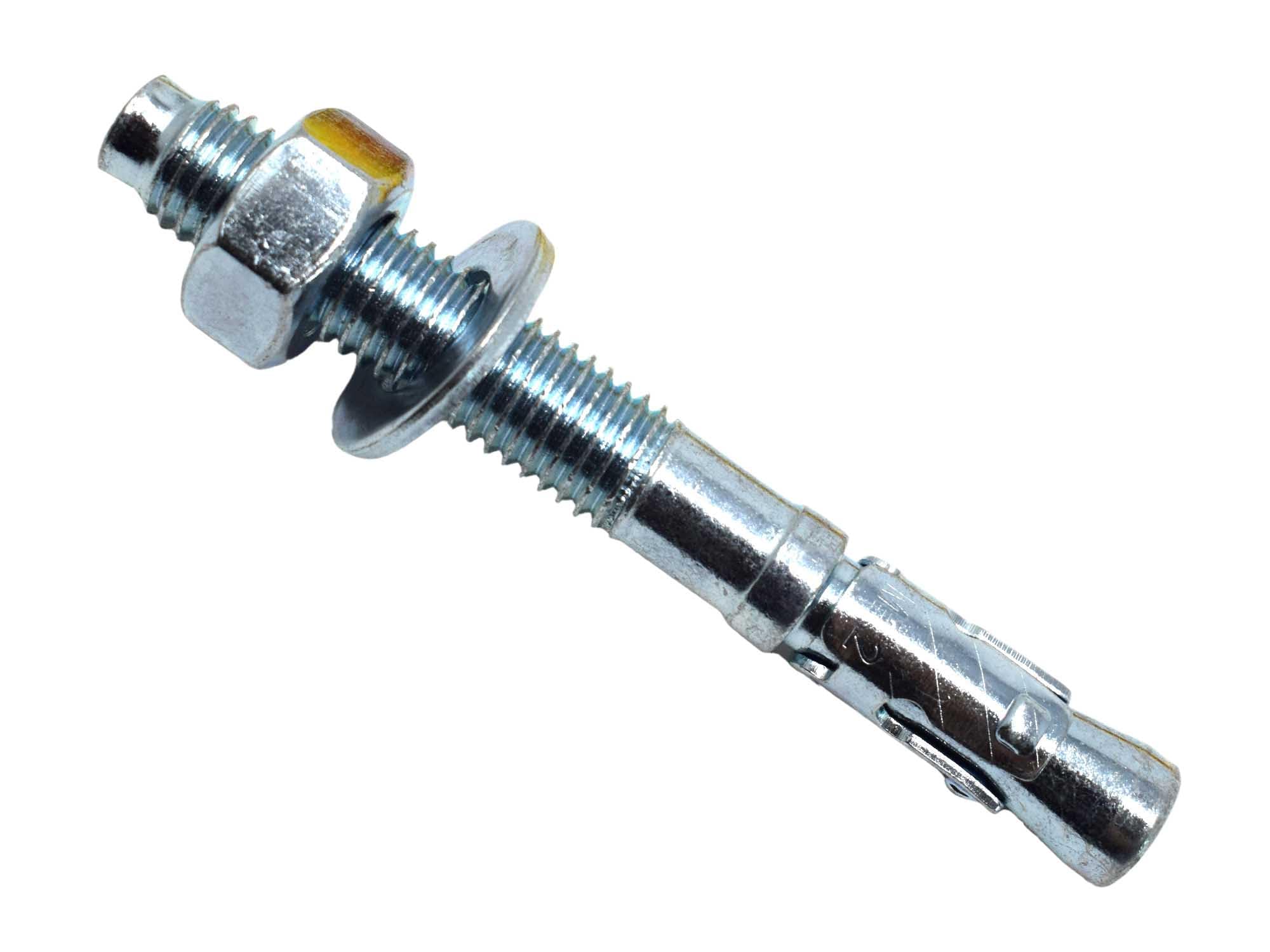 MASONMATE Zinc Plated Through Bolt M12 x 100mm Pack of 50