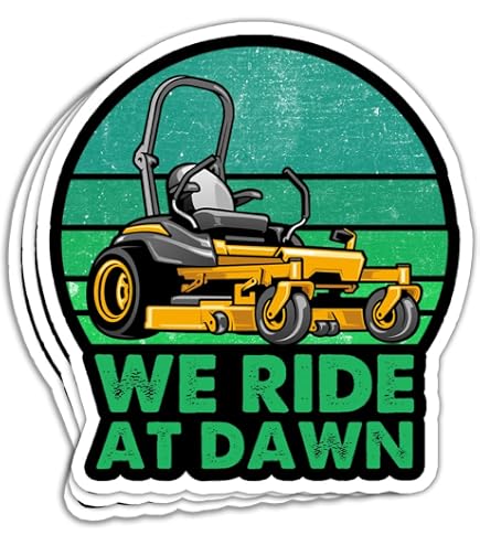 Lawn Enforcement Officer Sticker / Landscaping Sticker