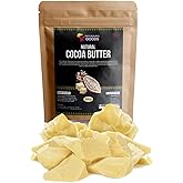 Motherland Goods Natural Cocoa Butter Chunks - Organic & Raw Unrefined Body Moisturizer for Sensitive Skin, Anti-Aging, Scars & Eczema Relief - Premium Raw Butter From Ghana (5 LBs)
