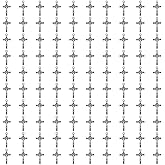 diyhub 100Pcs Crucifix Pendants Beads, Sliver Small Cross Charms Alloy Crucifix Charms Pendants Beads for Jewelry Making Supplies