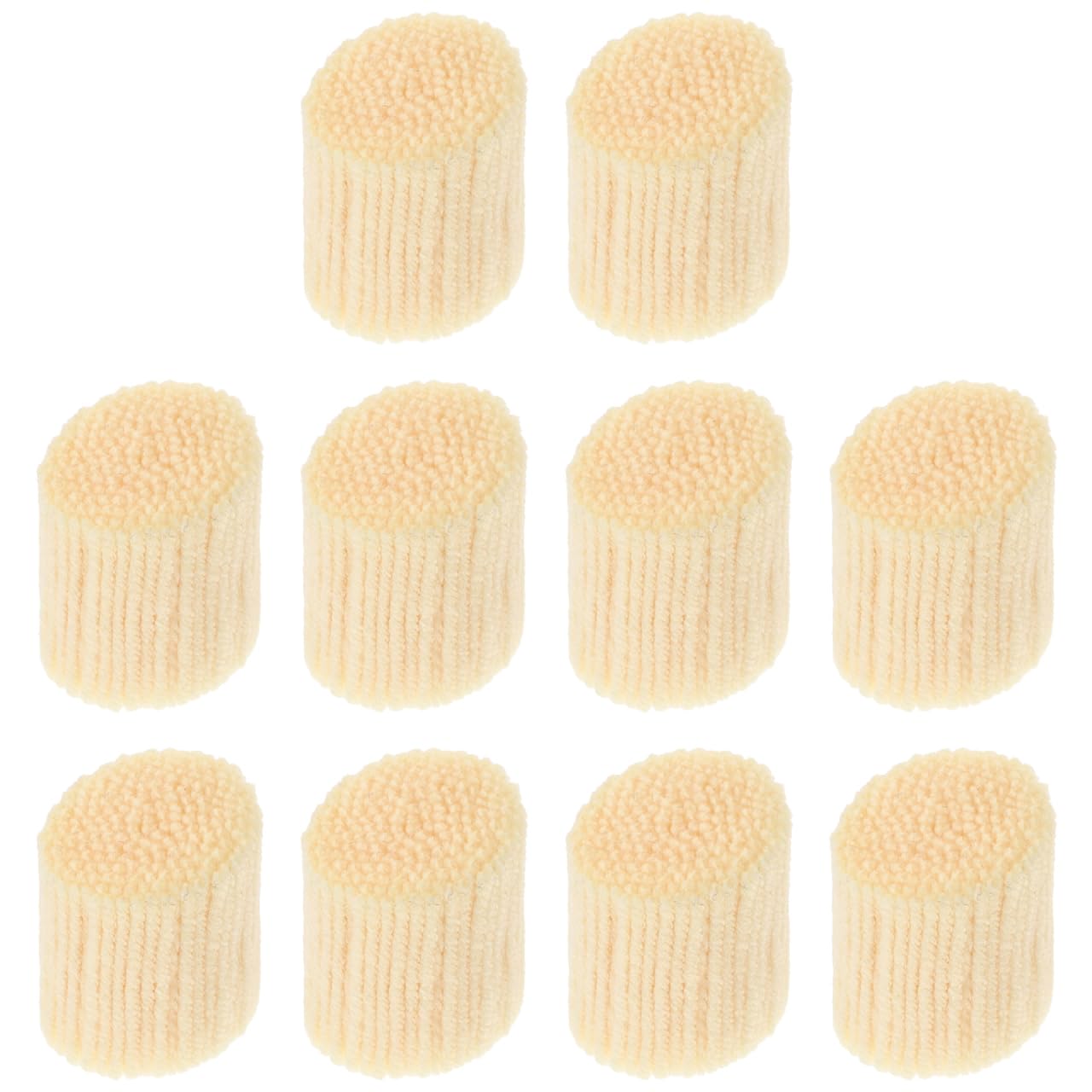 BESPORTBLE Yellow Yarn Tufting Cloth Yarn 10 Rolls DIY Rug Embroidery Kit Segment Embroidery Set Acrylic Hook Three-Dimensional Locking Hook Kit Carpet DIY Set Rug Hoo