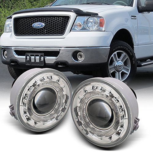 For 05-08 Ford F150 F-150 Pickup Truck LED Halo Projector Fog Light W/Switch + Bulb