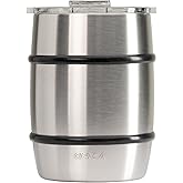 ORCA Double Barrel 24oz | Temperature Insulated, Stainless Steel Tumbler, for Whiskey, Beer, Coffee or Whatever You're Having — Stainless Steel