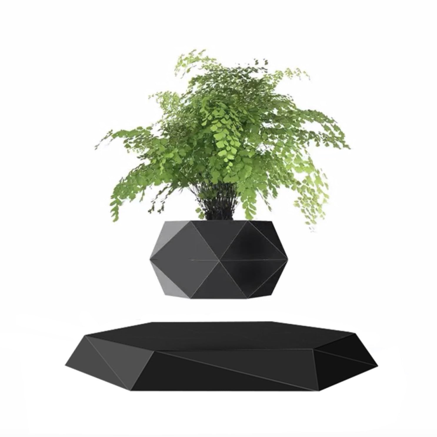Kiko-ershaa Levitation Plant Pot Floating Air Bonsai Pot Suspension Flower Pot Planter for Desk Decoration