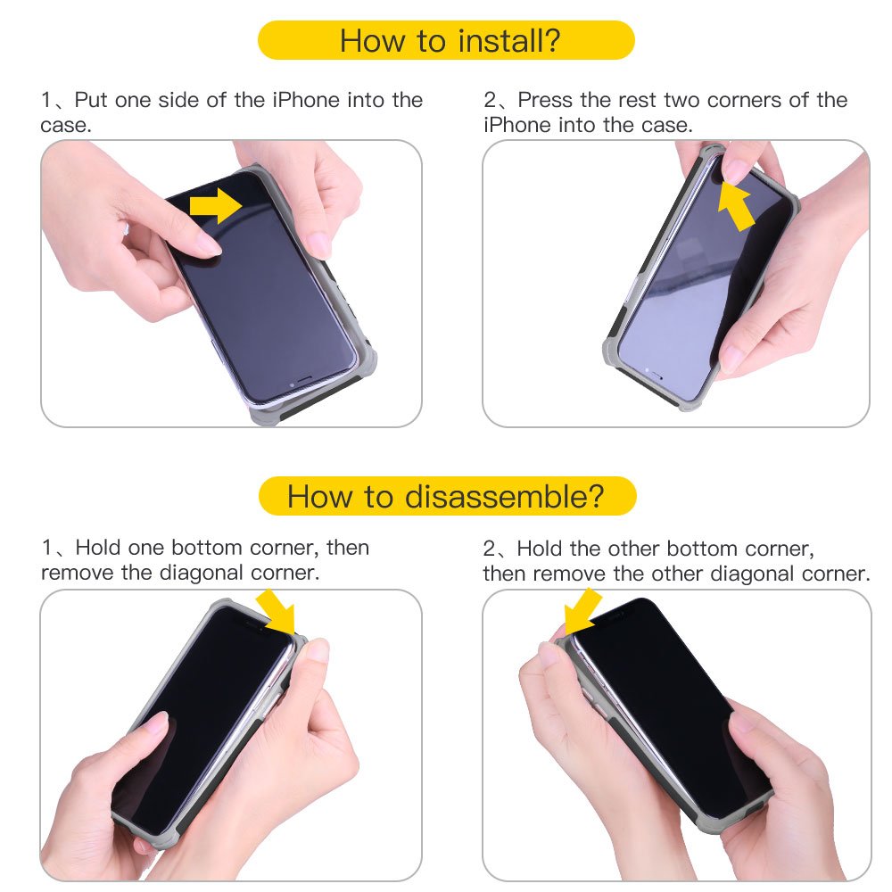 iPhone 8 Plus Case, iPhone 7 Plus Case, iPhone 6 Plus Case, JASBON Dual Layer Soft TPU Hard PC Defender Case Smooth Surface Anti-scratch Cover Drop Protection Case for Apple iPhone 8/7/6 Plus-Black