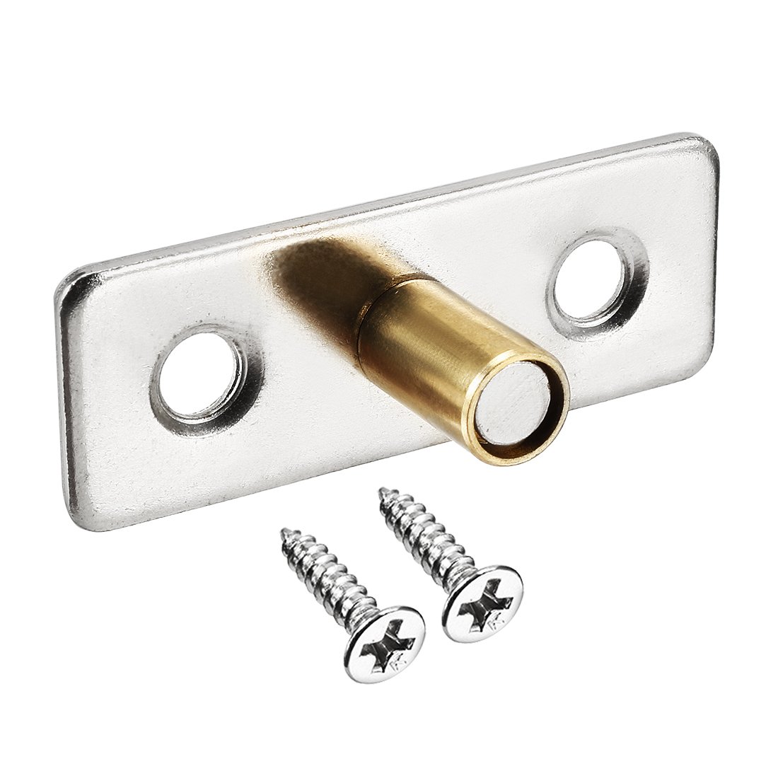 sourcingmap 49mmx16mm 8mm Shaft Diamter Stainless Steel Lower Guide for Sliding Door Floor
