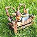 Mood Lab Fairy Garden - Miniature Fairies - Figurines & Accessories Bees Set of 9 pcs - Hand Painted Kit for Outdoor or House Decor