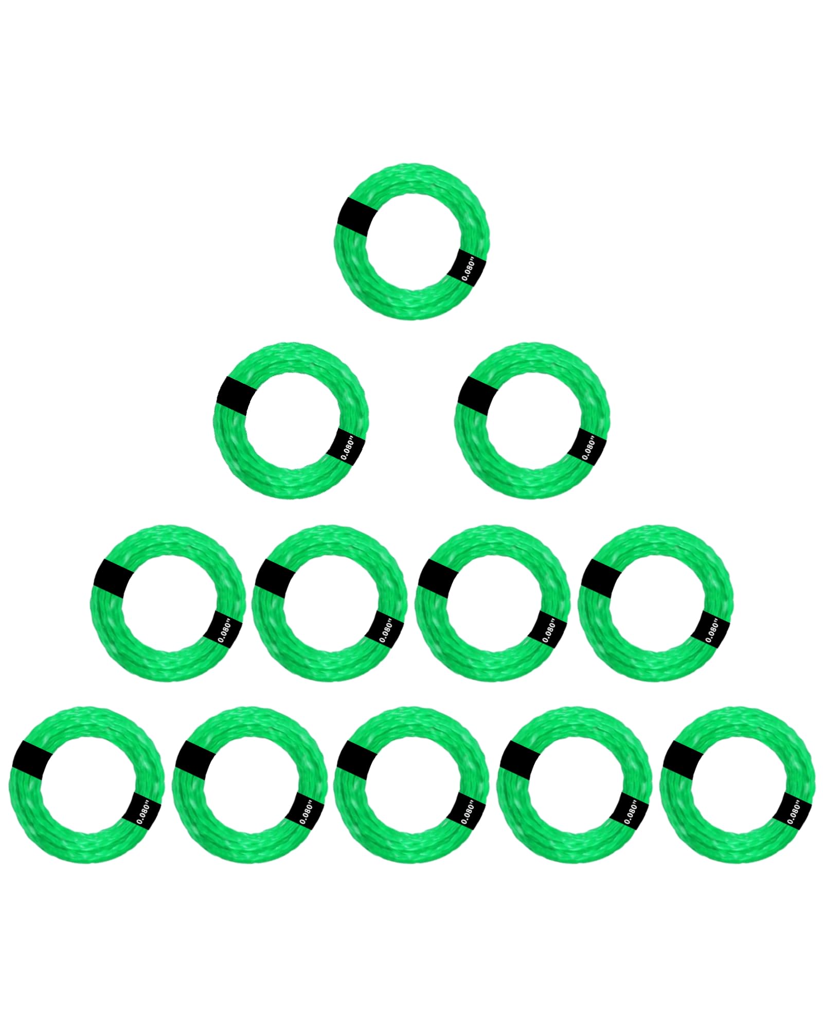 DWO1DT802 Replacement String Trimmer Line Compatible with Dewalt DCST922P1 DCST925 DCST925B DCST972 DCST972B DCST925M1 DCST920B DCST970B String Trimmer,0.080" 208 Feet Replacement Line(12Pack)