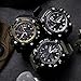 Men's Military Analog Digital Watch Display Sports Watches Multifunctional Large Wrist Watches for Men