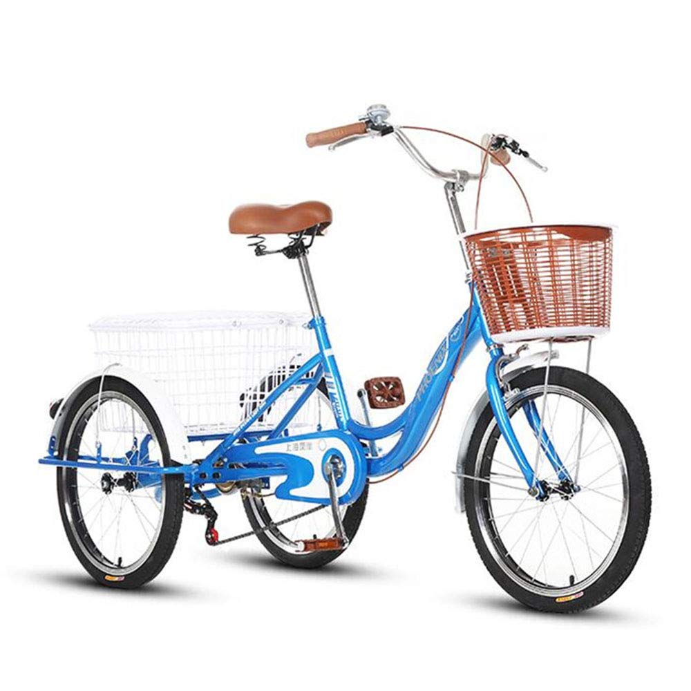Buy JHKGYAdult Trike, Portable Tricycle 26Inch Wheels,Single Speed