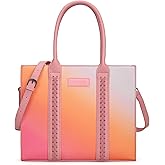 Montana West × Wrangler Large Tote Bags Purses for Women Work Top-Handle Handbags with Strap