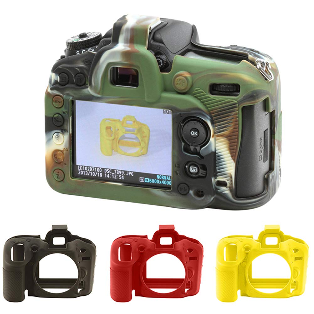 FeiyanfyQ - Carcasa de Silicona para cámara Nikon D750/D7100/D7200 ...