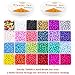Beads for Bracelets, Anezus 7200 Pcs 4mm Pony Seed Beads Mini Bracelet Beads Small Glass Rainbow Beads for Bracelet Jewelry Making