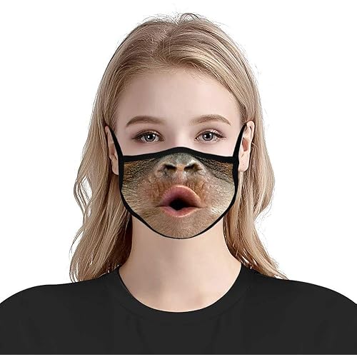 Cute Animal Funny Design Face Mask Reusable Washable Cloth Face Bandanas Balaclava For Men Women