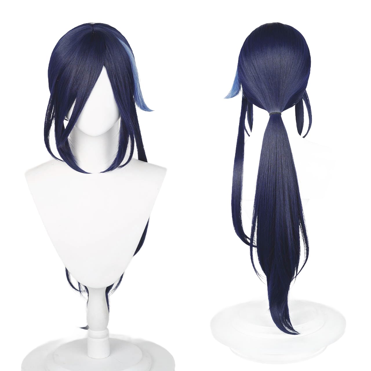 Anime Cosplay Wig, Genshin Impact Wig, with two Wig Caps, for Halloween, Party & etc. (Clorinde Cosplay) — image 1