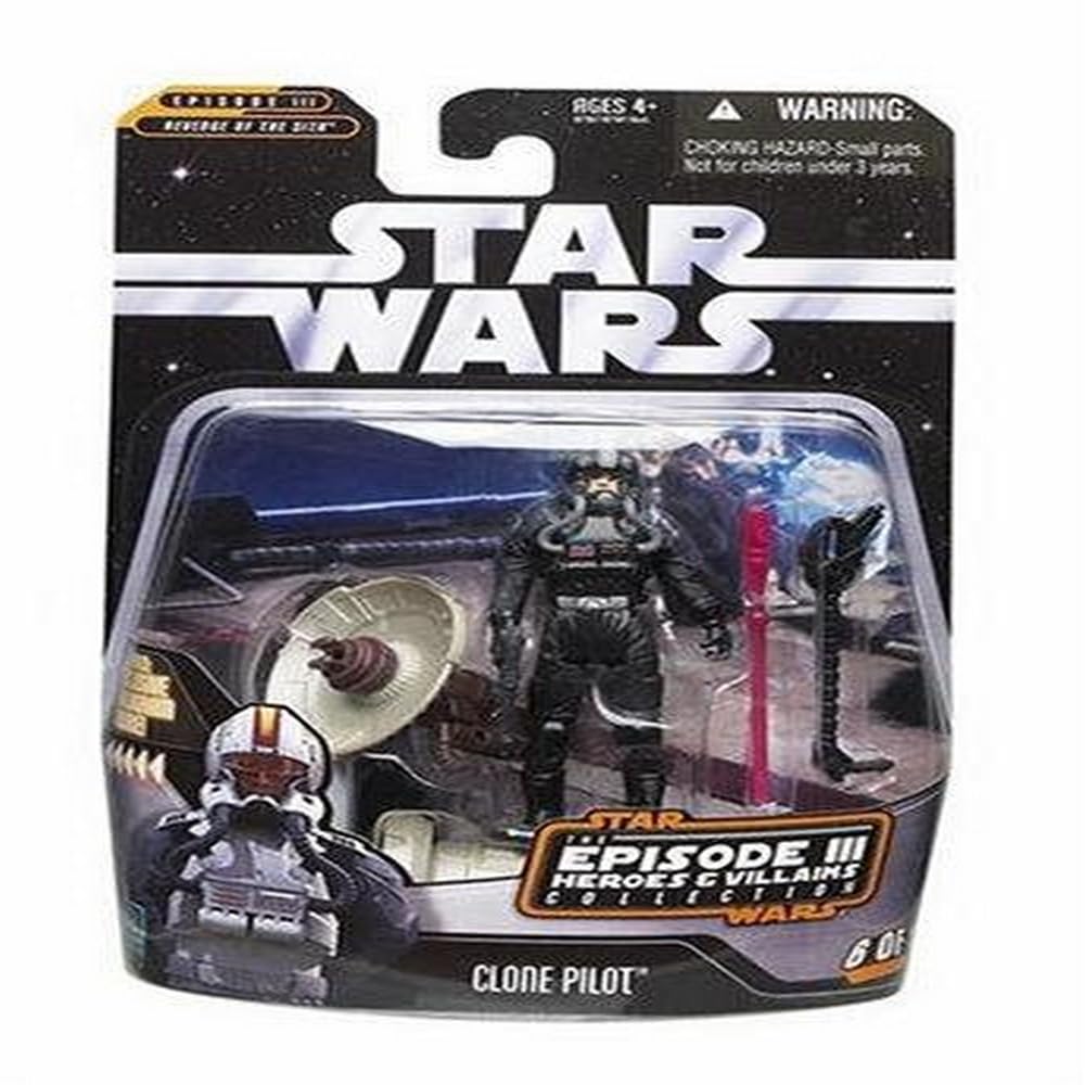 Star Wars Saga Collection Heroes and Villians Clone Pilot Action Figure