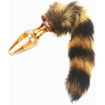 Amazon.com: Anal Butt Plug Adult Sex Toys Crystal Glass Fox Tail ...