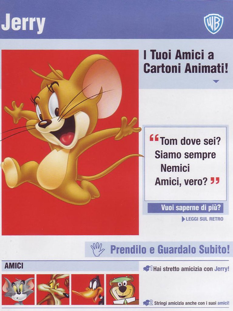 Amazoncom Jerry I Tuoi Amici A Cartoni Animati Italian