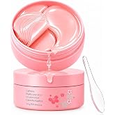 Collagen Eye Patches, Smile Line Patches, Reduce Wrinkles Under Eye Masks | Moisturizing Eye Pads Mask for Dark Circle &amp; Puffy Eyes, Improving Eye Wrinkles, Reduce Fine Lines, Self Care Gifts for Women
