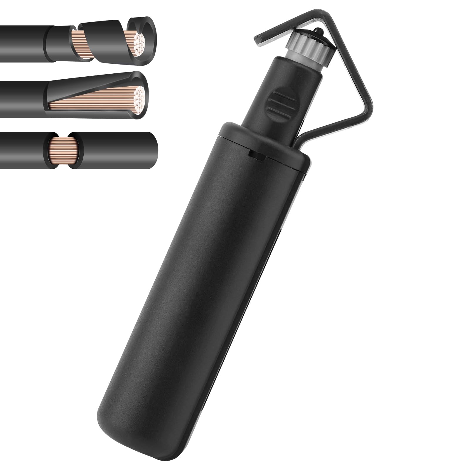 WODHMIEY Wire Stripper Tool with 3 Cutting Modes, Adjustable Cable Clamp, Tool Steel Blade, for Wire Stripping and Cutting, Compact and Easy to Use, Ideal for 0.17-1.14in/4.5-29mm Cables