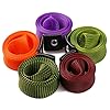 Isafish-Braided-Fishing-Rod-Covers-Sock-Spinning-Casting-Rod-Bundle-Sleeve-Expandable-56ft-Fishing-Gloves-Protector-BlackGreen
