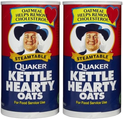 Quaker Kettle Hearty Oats For Making Overnight Oats 47 Ounce Pack of 2