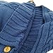 WACE Newborn Baby Crochet Sleeping Bag Sleep Bag Wrap Swaddle Blanket(Dark blue)