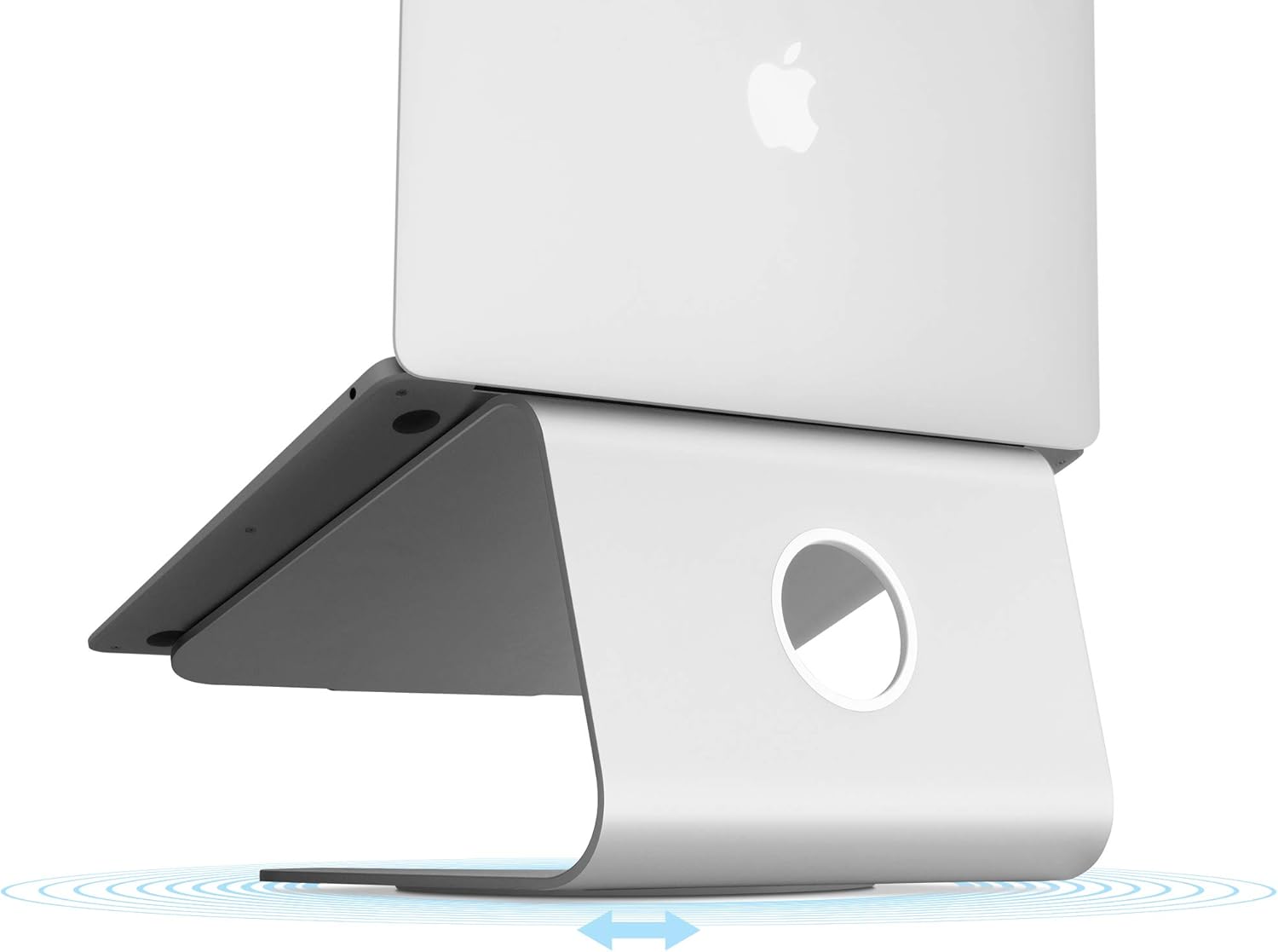 Rain Design mStand360 Laptop Stand with Swivel Base, Silver (Patented) - 10036: Computers & Accessories