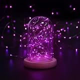 cshare Pink Fairy Lights 50 LEDs 5m Battery Powered for Girls Bedroom view 3