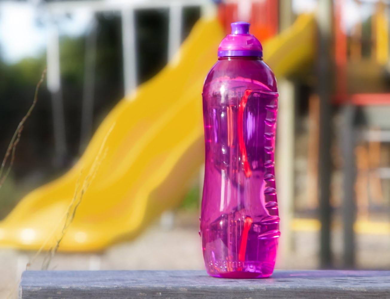 Sistema Twist 'n' Sip Squeeze Sports Water Bottle, Pink, 620 ml - Image 5
