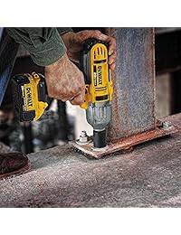 Llave de impacto con alta torsión de 1 2 pulgada, batería de litio de 20 volts MAC y pin de seguridad DEWALT DCF889M2